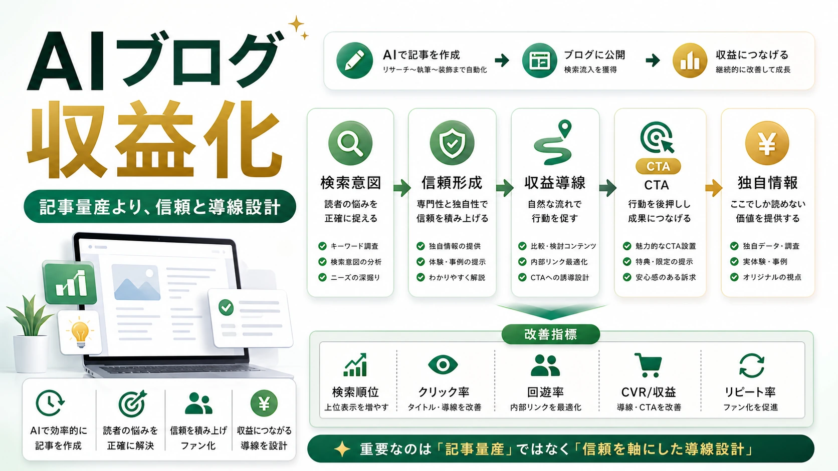 AIブログ収益化を説明するアイキャッチ画像