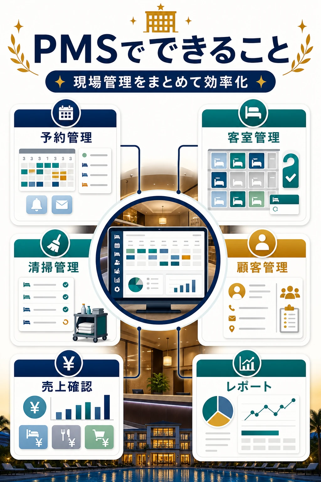 PMSでできることを説明する図解