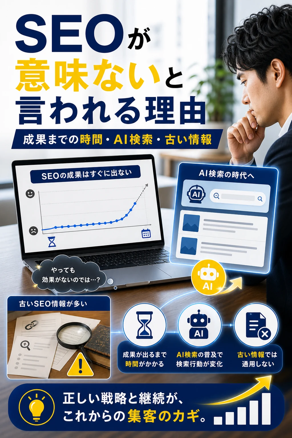 SEOが意味ないと言われる理由を解説する記事内画像