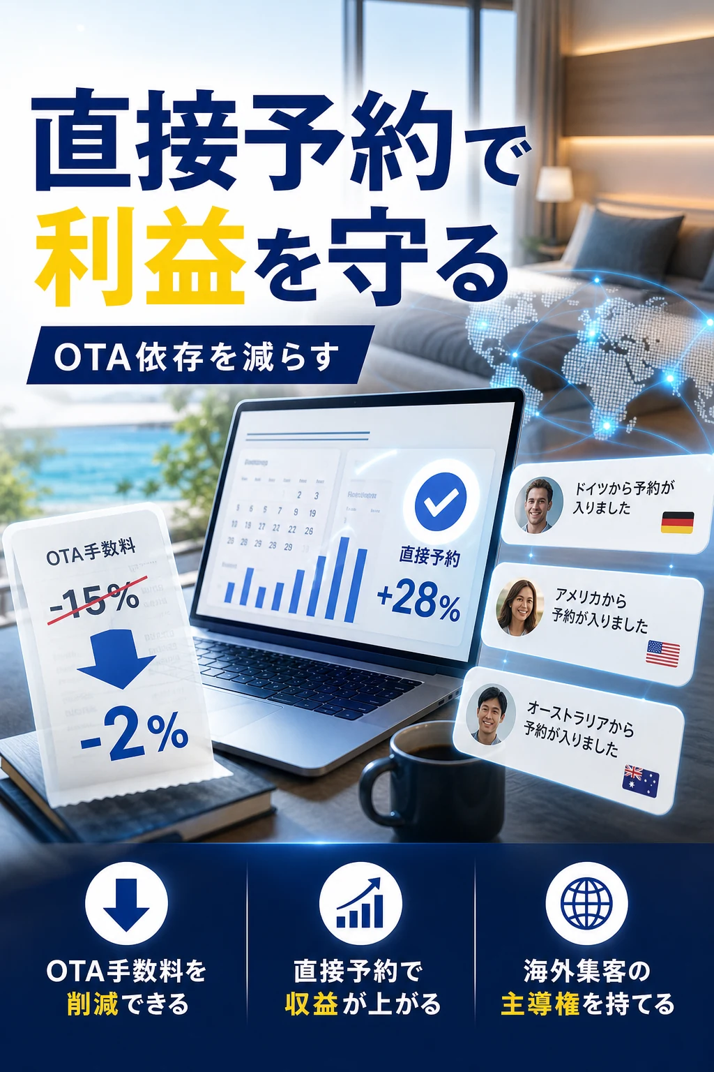 民泊ホームページを作成すべき理由を表す記事内画像