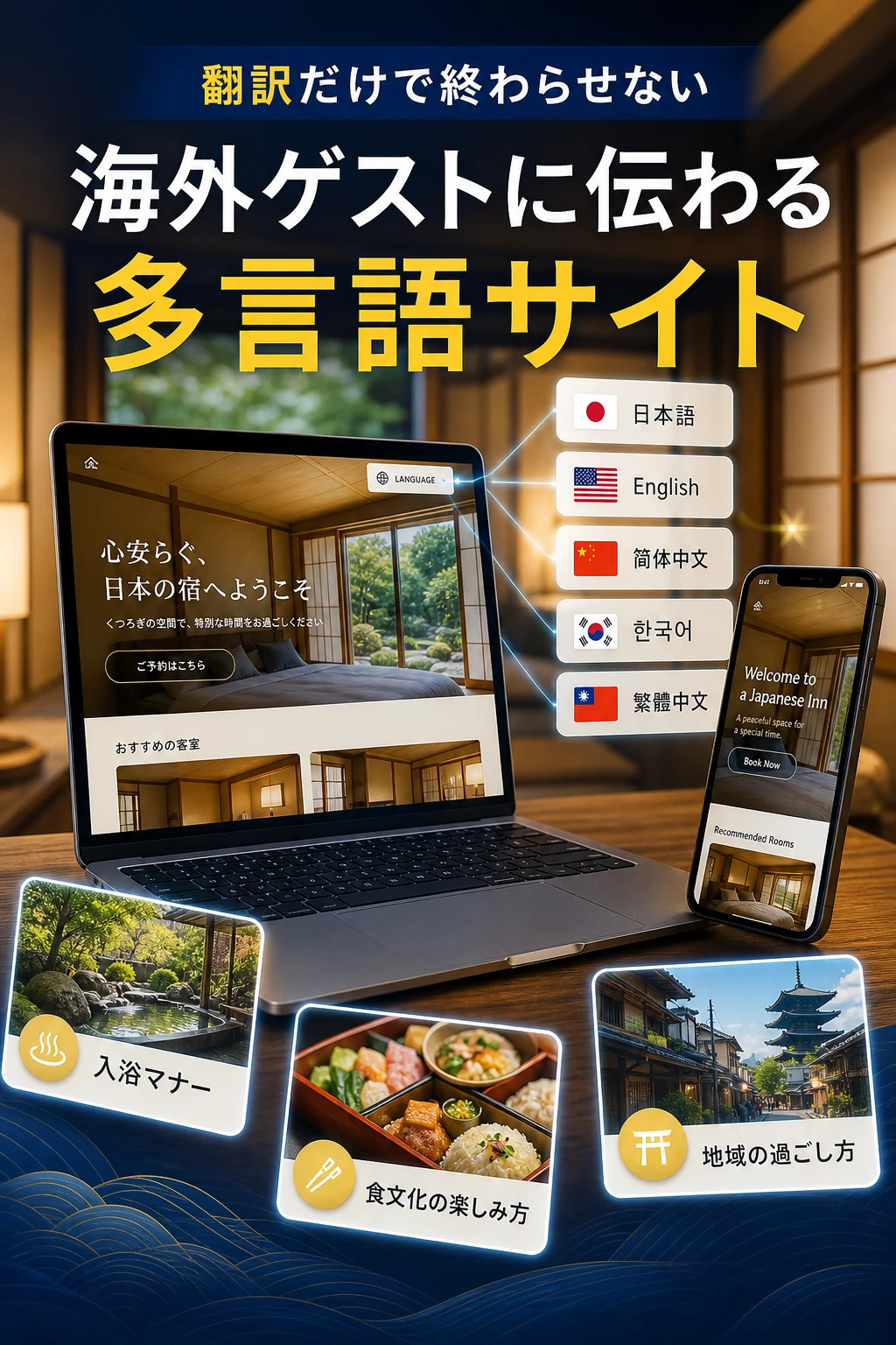 多言語対応ホームページの作り方を表す記事内画像