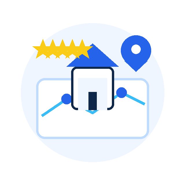 GoogleマップとMEOで地域検索に対応するアイコン