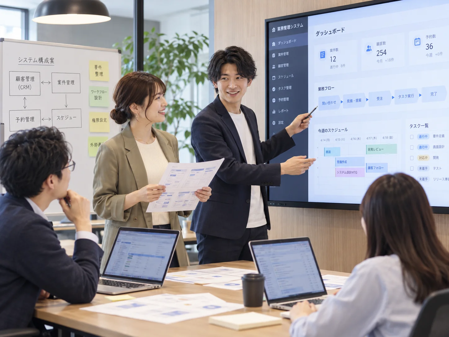 専用業務管理システム開発のイメージ